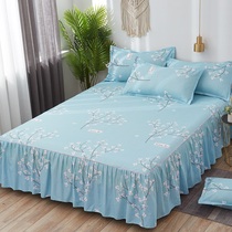 Bedspread bed skirt bed cover 2021 new 2020 single piece dustproof single piece with skirt bed sheet bed sheet three-piece set