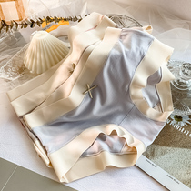 Modal underwear womens pure cotton antibacterial crotch waist bag hip girl student seamless womens triangle shorts head size