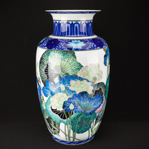 Chinese Ceramic Art Master Senior Arts and Crafts Artist Peng Ling Makes Lotus Fragrant Vase Decoration