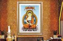  Master Zhang Tonglus work Dafu Yunbao statue Filigree enamel painting auspicious and Ruyi high-end home decoration