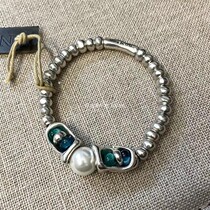 Recommended State now doesnt deback UNOde50 Bean Pods Pearl Bracelet Artisanal Europe and America Light Extravagant Silver lady make old