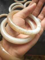 Muzi shopkeeper# Hetian Jade Qinghai material boutique wild cattle Gou osmanthus cake bracelet