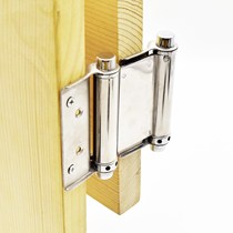 Free double door hinge 180 degrees inside and outside door double open hinge 4 inch bar door counter door double spring hinge