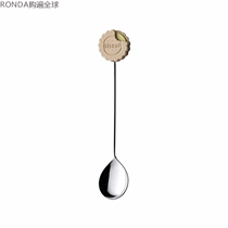 Japanese ELFIN creative cute biscuits chocolate stainless steel spoon spoon childrens tableware dessert spoon