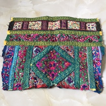 Old embroidery quilt face pure hand embroidery minority traditional handcraft old old collection improvement design