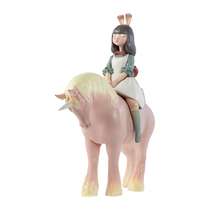 Search hunters X Jia Xiaogulu < white night fairytale-night row unicorn-mid-trumpet > Birthday Gift Cartoon Pendulum