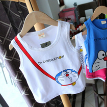 Summer dress children baby cotton vest children cartoon sleeveless T-shirt baby cotton coat base shirt 019