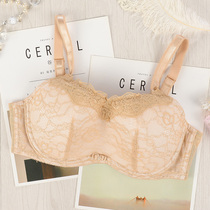 New product anti-light big chest display small Full Cup Wen bra thin large size chest shrink chest gathering anti-sagging underwear