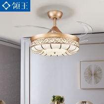 Leading King fan lamp ceiling fan lamp living room dining room bedroom light luxury lamp fan dual-purpose fan light 2021 New
