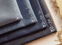 Bjd washed denim material is thin and soft without stretch baby clothing fabric