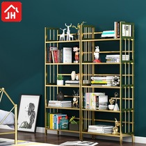 Iron simple bookshelf childrens bookcase floor living room shelf office economy simple storage cabinet picture book rack