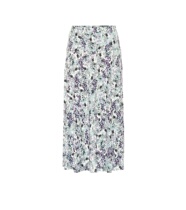 2021 ERDEM floral plain knit ladies mid-length skirt
