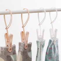 12 plastic clips windproof multifunctional clothespins drying clothes underwear socks household clips