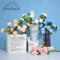 Simulation Mudan flowers fake flower living-room home indoor shop window floor furnishing with floral flower arrangement floral wedding decoration