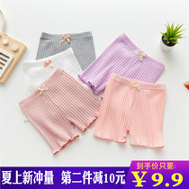 Girl Pure Cotton Safety Pants Summer Baby Girl 30% Insurance pants for children Anti-walking light Child hit bottom shorts