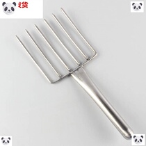 Stainless steel long handle rice fork kitchen canteen restaurant rice noodle noodle kelp silk bean sprout fork tool