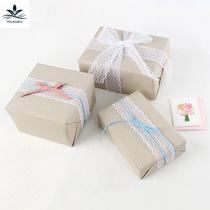 Milan lace satin with flowers bouquet packaging silk with handmade diy butterfly knot colored with lace lace lace with lace