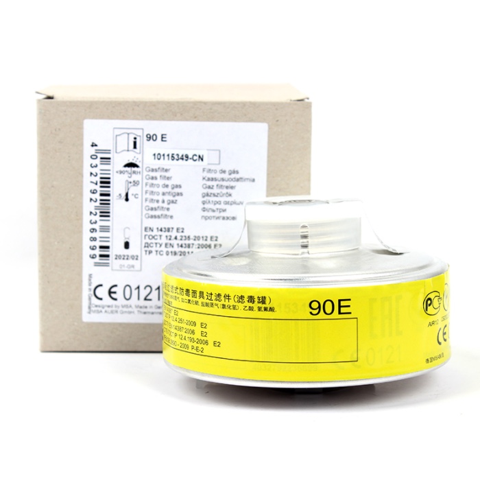 MSA Mesian 10115349-CN filter tank anti-acid gas 90E for 410 3100 mask 3S