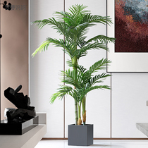 Nordic Ins Emulation Plant Decoration Large Living Room Fake Green Plant Potted Plant Potted Plant Potted Ground Pendulum Decoration