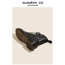 The old meows shop genuine leather eight holes Martin boots womens tide 2022 new spring Inn wind gush with heightening short boots