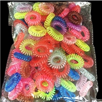 30Pcs Random Color Gum Telephone Wire Elastic Hair Bands