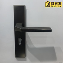 Ythyme Door Lock Champagne Ancient Bronze Black Silent Door Lock American Indoor Room Door Lock Bedroom Solid Wood Door Handle