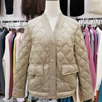 HOTBUY down jacket female 2172 counter 2021 winter new casual loose light white duck down jacket FL