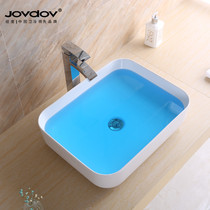 Taiwan basin toilet wash basin small narrow side rectangular ceramic washbasin household Basin