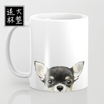 yeap creative trend ceramic mug Coffee cup Tea cup Milk cup Chihuahua