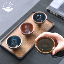 ROADMAKER Jianzhan MASTER CUP IRON tire UNICORN lamp PARTRIDGE SPOT OIL DROP lamp SINGLE CUP SET 6 GIFT BOXES