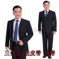 Middle-aged suit suit male dad suit casual suit old man 506070 father dress Wedding dress jacket