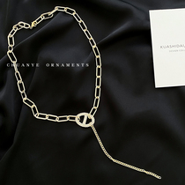 Kawano design necklace female Japanese and Korean temperament collar Net red 2021 New choker light luxury niche accessories