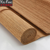 Youfang custom bamboo curtain fine wire Japanese shading partition Restaurant balcony office transparent bamboo curtain Bamboo roller curtain