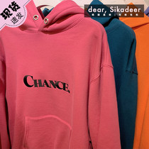 Spot Korea direct mail CHANCECHANCE letter hooded sweater women autumn and winter CEC hoodie 20 New plus Velvet