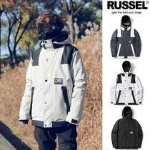 Tide brand snow suit 1920 Korea RUSSEL Korean version of men and women slim ski suit single double board ski pants