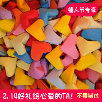 Handmade three-dimensional small love small Heart origami solid color DIY Star Wish note birthday gift