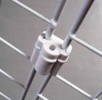 DIY mesh barbed wire pet cage connection buckle can be rotated and folded for loading and unloading for convenient 12 pieces