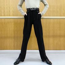 Amanda Dance Suit DUYQ New Men High Waist Pocket Decorative Design Sense Professional Comfort Latin Dance Pants 010