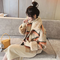 Royal sister retro suit Goddess Fan Xinji Hong Kong style autumn and winter Hyuna two-piece fashion Western style age reduction thin outfit