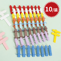 Baking Decorated Cake Decoration Swing Piece New Wood Fence Fence Over Sugar Framed Birthday Cake Scene