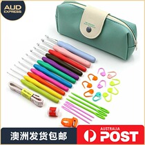 30 pieces of soft handle crochet tool suit New hand woven knitted wool thread crochet DIY (shipped in Australia)