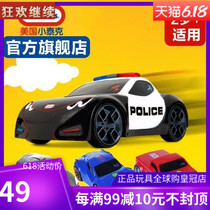 American little Tektronix touch racing childrens toy car boy baby electric car police car combination car model