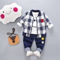 1 year old 2 to 3 weeks 4 and a half 5 boys 6 months spring autumn suit 7 children clothes 8 baby childrens clothing 9 Korean version 11