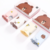 (Brown Bear joint name) Fenten ladies underwear cotton cotton summer Japanese thin waist triangle shorts