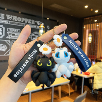 Small Flying Dragon Paparazzi Pendant Key Button Female bag Car Key Chain Ring Ringins Nets Red Couple Cute Hanging Accessories