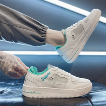 Mens shoes 2021 autumn new mesh flat shoes sports and leisure trend Joker net shoes students small white trendy shoes