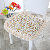 Single cushion restaurant dining table dining chair cushion cushion with straps stool chair cushion universal breathable four seasons cloth