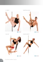 TopPole pole dance training Bible English version four hundred pages two thousand action skills picture tutorial