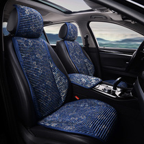 2022 New seasons General Motors Seat Cushion Buckwheat Hull Linen Cloth Art Tribute Satin Breathable Small Brute Waisted Chair Cushion