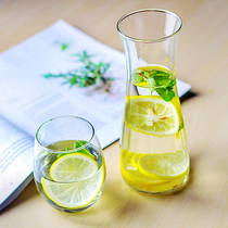 Lemai unleaded glass cold water bottle cool kettle juice pot drink pot water set Nordic minimalist glass vase